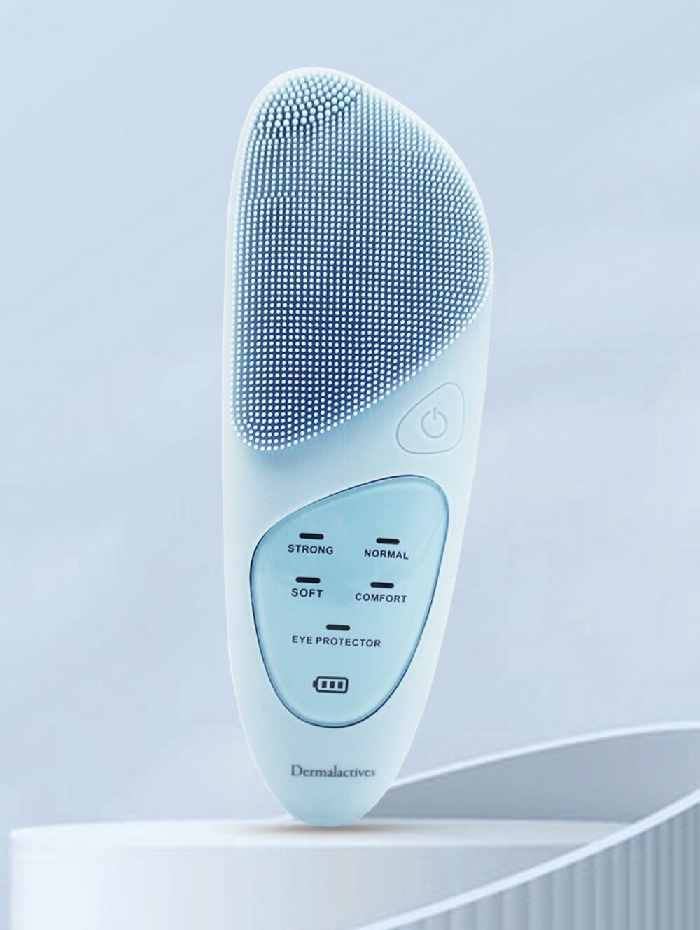 Dermalactives PureSkin Cleansing Brush - Light Blue NIB
